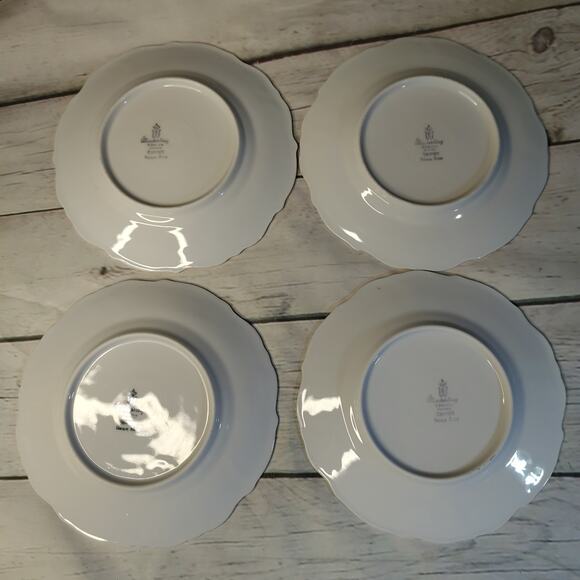 Winterling China‎ 4 Dawn Rose Pattern 6" Bread and Butter Plates Gold Trim - Picture 5 of 7
